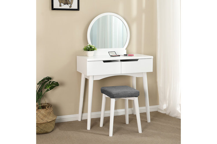 Beauregard vanity set on sale with mirror